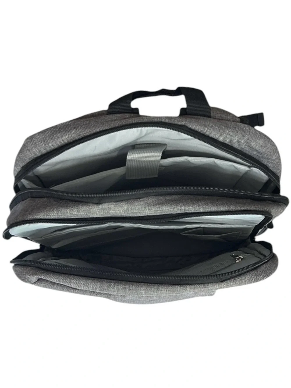Kapston Pierce Carbyne Backpack Gray Black Sleek Modern Design Laptop School Bag